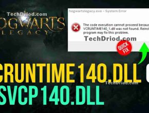 Hogwarts Legacy - How to Fix emp.dll Not Found Error Techdriod.com Website.png